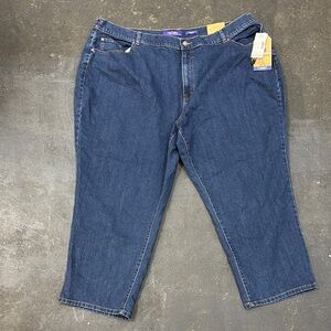 Catherine’s Curvy Right Fit Dark Wash Blue Jeans